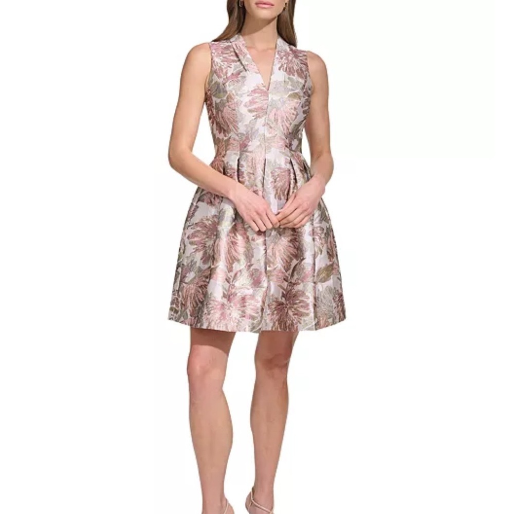 Vince Camuto Pink Floral Mini Dress